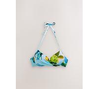 Next Haut de bikini rembourré plongeant avec armatures rembourré bleu 30 DD-E