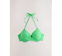 Next Haut de bikini rembourré plongeant avec armatures rembourré vert 30 DD-E
