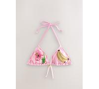 next Haut de bikini triangle orné Rose FR 50 (EU 48)