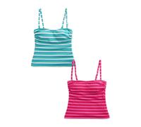 Next Haut de tankini bleu / azur / rose / rose ancienne / blanc, Taille XXXL