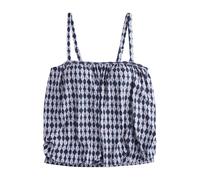 Next Haut de tankini crème / bleu marine / bleu-gris, Taille 5XL