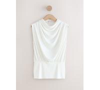 Next Haut drapé à col montant sans manches