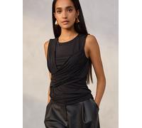 Next Haut drapé froncé sans manches sur le devant