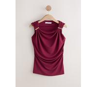 Next Haut drapé sans manches avec quincaillerie