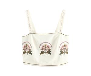 Next Haut écru / kaki / rose, Taille 5XL