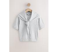 next Haut effet tricot avec écharpe Gris XS (FR 36)