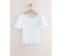 Next Haut froncé à manches courtes et col rond