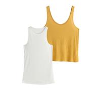 Next Haut jaune / blanc, Taille XS