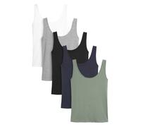 Next Haut marine / gris chiné / vert / noir / blanc cassé, Taille XXXL