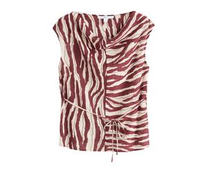Next Haut marron / blanc cassé, Taille 7XL
