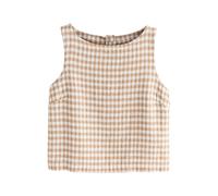 Next Haut marron / blanc, Taille 6XL