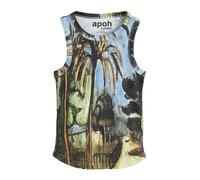 Next Haut 'Monet Licence' bleu clair / marron / vert clair / noir, Taille 5XL