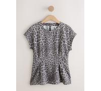 next Haut péplum doux à manches courtes Gris FR 42 (EU 40)