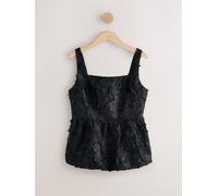 Next Haut péplum en jacquard touffu Noir FR 36 (EU 34)