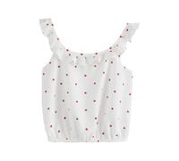 Next Haut rouge / blanc, Taille 7XL