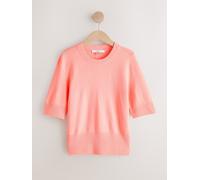 Next Haut tricoté à manches courtes ultra-doux Rose L Tall (FR 46-48)