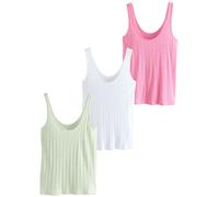 Next Haut vert clair / rose clair / blanc, Taille 5XL