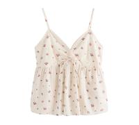 Next Haut vert foncé / rose ancienne / blanc cassé, Taille M