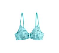 Next Hauts de bikini bleu clair / blanc, Taille 70