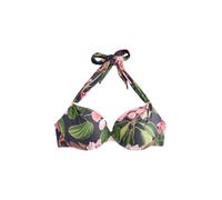 Next Hauts de bikini 'Kew' bleu marine / vert gazon / rose, Taille 85