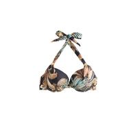 Next Hauts de bikini marron / vert pastel / noir / blanc, Taille 75