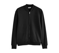 Next Homme Blouson aviateur en Jersey de Coton Majoritaire Noir S