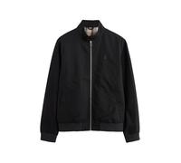 NEXT Homme Blouson Harrington déperlant avec Doublure à Carreaux Noir XL