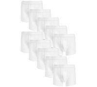 NEXT Homme Boxer avec Ouverture sur Le Devant, Lot de 10 Blanc S