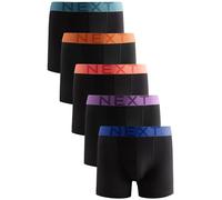 NEXT Homme Boxer, Lot de 5 Black Bright Colour Waistband M