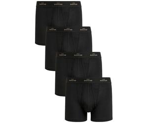 NEXT Homme Boxer Signature avec Ouverture sur Le Devant, Lot de 4 Black Metallic Comfort M
