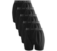 NEXT Homme Boxers Amples, Lot de 5 Noir XL
