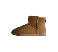 NEXT Homme Chaussons bottines Signature en daim avec doublure en fausse fourrure Marron fauve 43