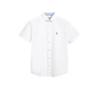 NEXT Homme Chemise Oxford à Manches Courtes Blanc 3XL