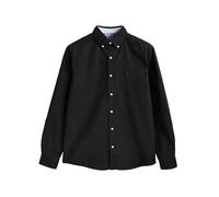 NEXT Homme Chemise Oxford à Manches Longues Noir M