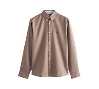 NEXT Homme Chemise Oxford à Manches Longues Pierre Neutre 3XL