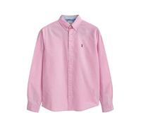 NEXT Homme Chemise Oxford à Manches Longues Rose S