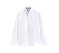 NEXT Homme Chemise Oxford Coupe Slim à Manches Longues Blanc L