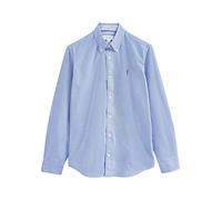 NEXT Homme Chemise Oxford Coupe Slim à Manches Longues Bleu Clair XL