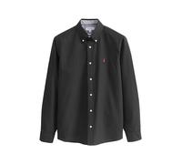 NEXT Homme Chemise Oxford Coupe Slim à Manches Longues Noir L