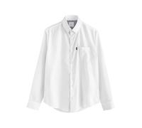 NEXT Homme Chemise Oxford Regular boutonnée Repassage Facile Blanc L