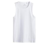 NEXT Homme Débardeur côtelé slim Blanc XL