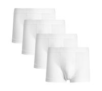 next Homme Lot de Quatre Boxers Blancs Taille Basse Blanc L