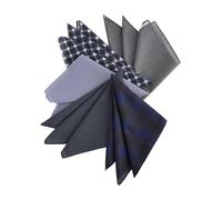 NEXT Homme Mouchoir 100% coton imprimé, lot de 5 Bleu marine one size