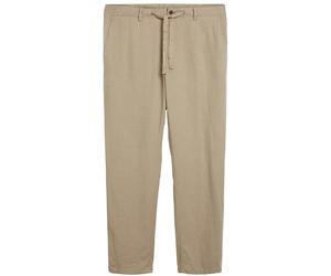 NEXT Homme Pantalon en Lin et Viscose avec Cordon de Serrage Couleur Pierre Naturelle W: 42 / L: 31