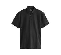 NEXT Homme Polo Regular à Manches Courtes Noir XL