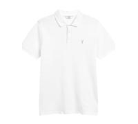 NEXT Homme Polo Slim en piqué à Manches Courtes Blanc 3XL