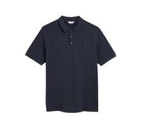NEXT Homme Polo Standard en piqué à Manches Courtes Bleu Marine XXL