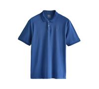 NEXT Homme Polo Standard en piqué à Manches Courtes Bleu Moyen 5XL