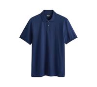 NEXT Homme Polo Standard en piqué à Manches Courtes Bleu Riche XL