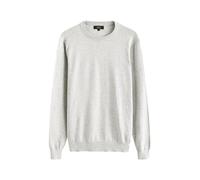 NEXT Homme Pull Regular 100% Pur Coton Gris L